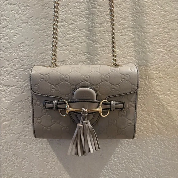 ショルダーバッグ・ポシェット GUCCI Crossbody Bags Women Leather Gray Gucci | Bags | Gucci Gray Leather Crossbody Bag | Poshmark